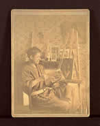 パリの画室にて　1892年頃
