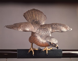 「十二の鷹より」　鈴木長吉　東京国立近代美術館蔵